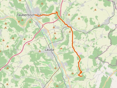 PR-Nr. 88 - Gebietswanderweg (roter Strich) Nr. 88