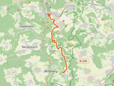 GR - Hugenotten- und Waldenserpfad, Etappe Sulz am Eck - Calw