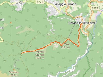 CAI-125 - Lizzano in Belvedere - Sboccata dei Bagnadori