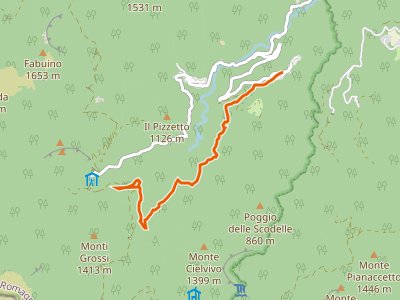 CAI-113 - Monteacuto delle Alpi - Rifugio Segavecchia
