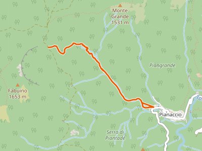 CAI-115 - Pianaccio - Bagnadori (percorso 123)