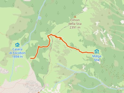 CAI-752 - Malga Stia - Sopra Casera Focobon - inn. sent. 722