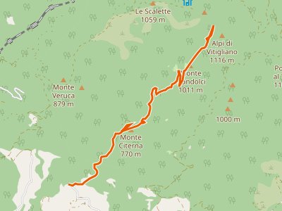 CAI-326 - Vitigliano - Alpe di Vitigliano