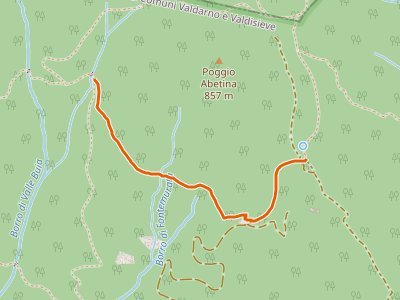 CAI-205B - sentiero 205 - sentiero 209 (pressi area di sosta Fontassenzio)