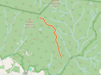 CAI-209A - sentiero 209 (bivio sentiero 203A) - sentiero 209 (pressi cascina di Monterotondo)