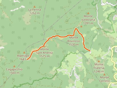 CAI-573 - Percorso 579 - percorso 573 nei pressi Lagaccione