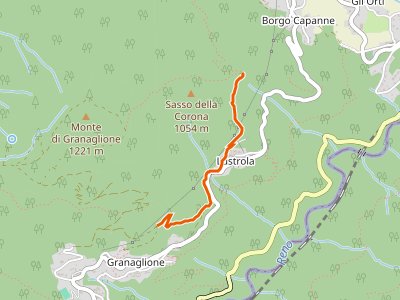 CAI-103A - Granaglione (bivio 103A133) - Tre Querce (bivio 103103A)