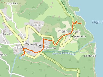 CAI-167C - Lago di Suviana - Badi Fonte Perio