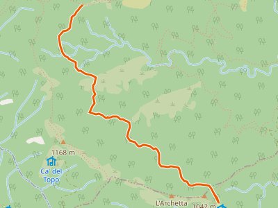 CAI-581 - Prati Piani - Percorso CAI 505