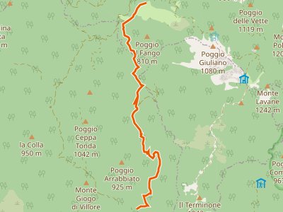 CAI-541 - Farfareta - Percorso CAI 00 (Porcellecchi)