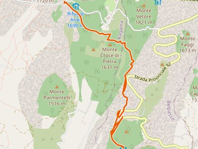 CAI-786B - Monte Manfrè - Pista Altomontana