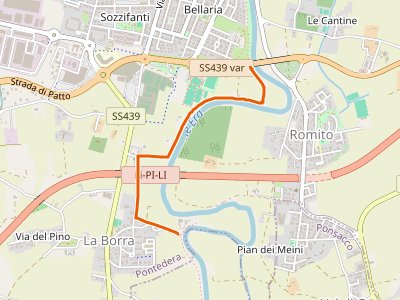 CAI-09 - Bocca d'Era (Pontedera) - La Borra -Madonna dei Braccini