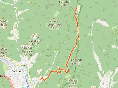 CAI-289 - Vobarno (Cascina Pozze) - Cascina Trat - Collio di Vobarno