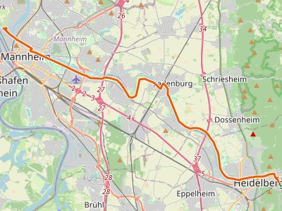 GR-N - Neckarweg Abschnitt 8 Heidelberg - Mannheim