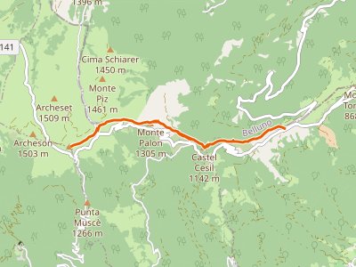CAI-212 - Cavaso del Tomba - Quadrivio alla Mandria