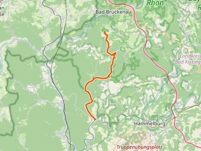 PR - Rhönklubweg Gräfendorf - Dreistelz Aussichtsturm