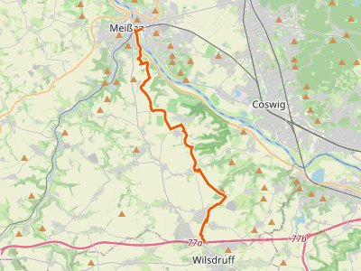 PR - Gelber Strich (Scharfenberg - Meißen)