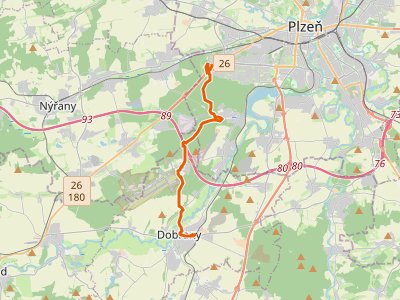 PR-8027 - [Z] Dobřany - Plzeň
