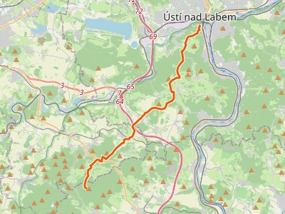 GR-0301 - [Č] Ústí n. Labem, Větruše - Milešovka (rozc.)