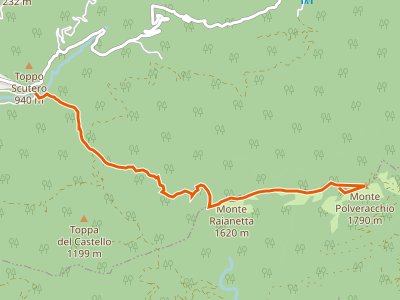 CAI-167 - Ponte Aiello (Acerno) - Monte Polveracchio