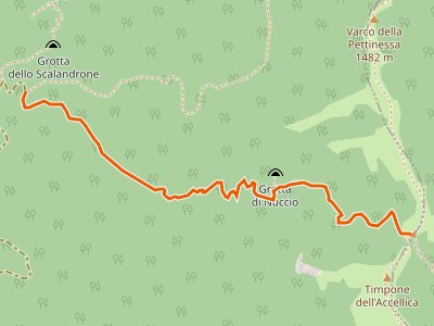 CAI-103A - Piani di Giffoni (innesto 106B) - Valico Acquafredda (innesto 103)