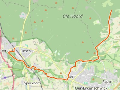 PR-X4 - X4 Marl-Sinsen Bf - Olfen, Füchtelner Mühle