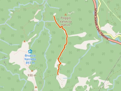 CAI-181 - Maestà Balassini percorso 177 - Percorso 177 Mulattiera del Granduca