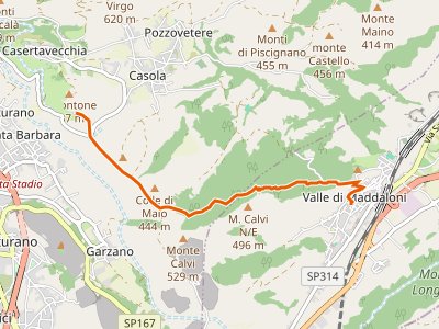 CAI-602 - Valle di Maddaloni - Caserta Vecchia