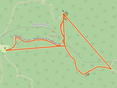 CAI-813 - borgo Croce (innesto su 802) - borgo Croce (innesto su 802)
