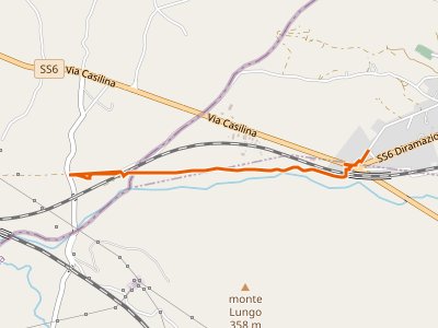 CAI-905 - San Pietro Infine (Taverna di San Cataldo) - stazione ferroviaria Rocca d'Evandro