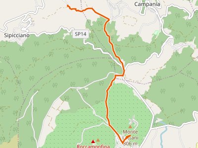 CAI-902 - Santuario Madonna dei Lattani (Roccamonfina) - San Clemente di Galluccio