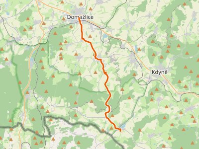 PR-1418 - [M] Domažlice - Všeruby - Přední Fleky
