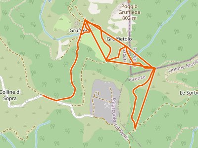 CAI-619 - Palazzuolo sul Senio - Percorso CAI 505