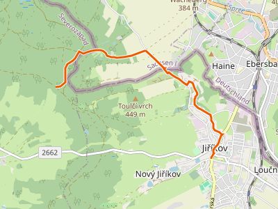 GR - [Z] Jiříkov (nám.) - Jiříkovská stezka (rozc.)