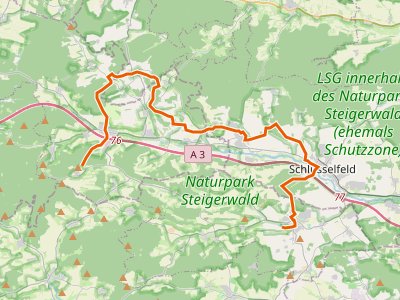 PR - Rundwanderweg Drei-Frankenstein-Weg Schlüsselfeld-Burghaslach-Geiselwind